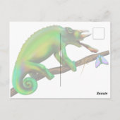 Jackson’s Chameleon Aiming Postkarte (Rückseite)