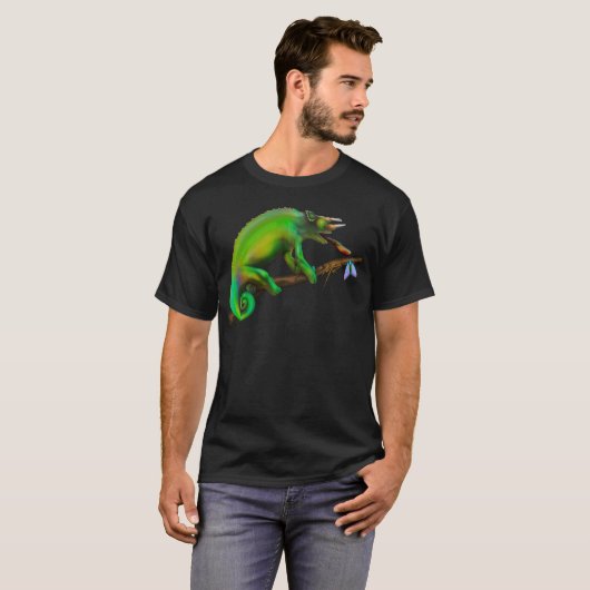 Jackson’s Chameleon Aiming T-Shirt (Vorne ganz)
