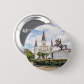 Jackson Square Button (Vorne & Hinten)