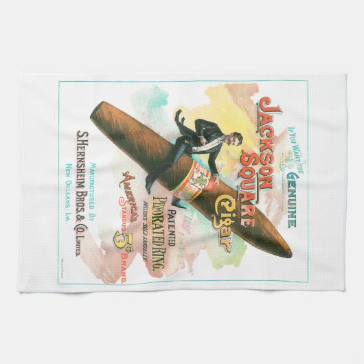 Jackson Square Cigar Geschirrtuch (Horizontal)