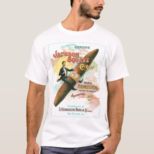 Jackson Square Cigar T-Shirt (Vorderseite)