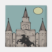 Jackson Square French Quarter Poster Magnet (Vorne)