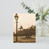 Jackson Square in Rain, New Orleans Postkarte (Stehend Vorderseite)