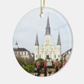 Jackson Square Keramik Ornament (Links)