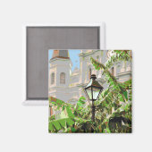 Jackson Square Lamp Post Magnet (Vorderseite/Rückseite)