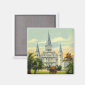Jackson Square Magnet (Vorderseite/Rückseite)