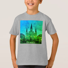 Jackson Square, New Orleans, Kathedrale T-Shirt