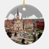 Jackson Square New Orleans Keramikornament (Hinten)