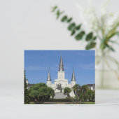 Jackson Square, New Orleans, LA Postkarte (Stehend Vorderseite)