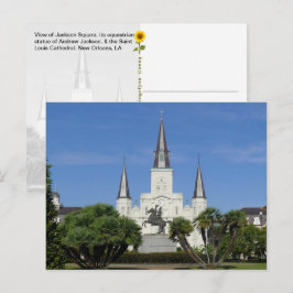 Jackson Square, New Orleans, LA Postkarte