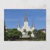 Jackson Square, New Orleans, LA Postkarte (Vorderseite)
