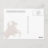 Jackson Square, New Orleans, LA Postkarte (Rückseite)