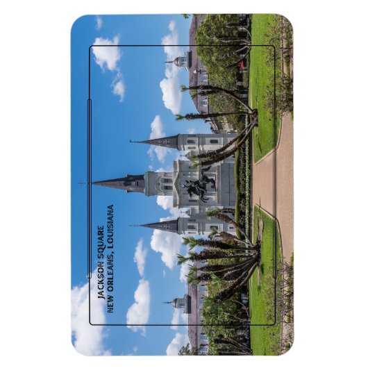 Jackson Square New Orleans Magnet (Vertikal)