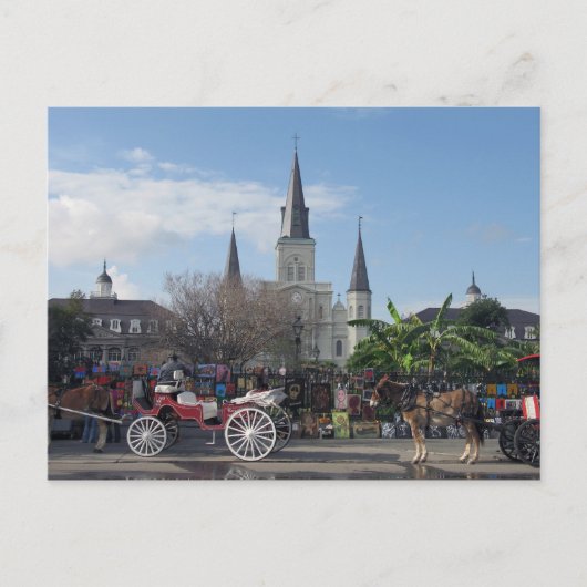 Jackson Square - New Orleans Postcard Postkarte (Vorderseite)