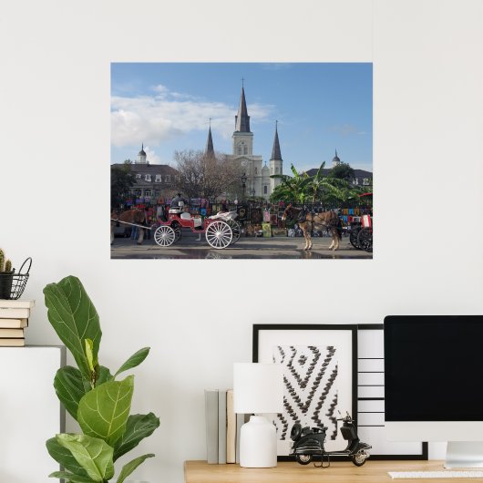 Jackson Square-New Orleans Poster (Heimbüro)