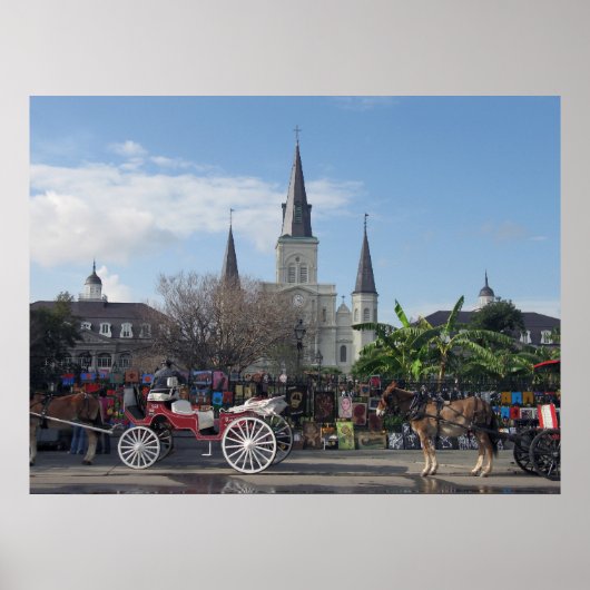 Jackson Square-New Orleans Poster (Vorne)