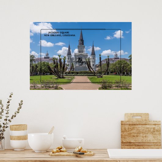 Jackson Square New Orleans Poster (Küche)