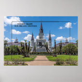 Jackson Square New Orleans Poster (Vorne)