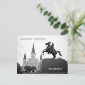 Jackson Square, New Orleans Postkarte (Stehend Vorderseite)