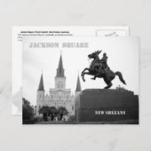 Jackson Square, New Orleans Postkarte (Vorne/Hinten)