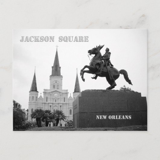 Jackson Square, New Orleans Postkarte (Vorderseite)