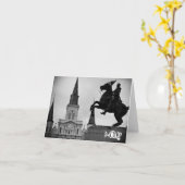 Jackson Square "NOLA" Grußkarte Karte (Gelbe Blume)