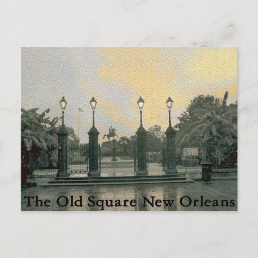 Jackson Square Postkarte (Vorderseite)