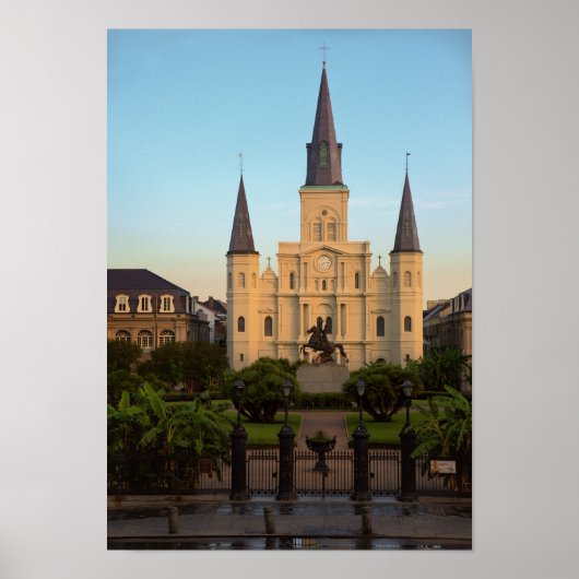 Jackson Square St Louis Kathedrale New Orleans Poster (Vorne)
