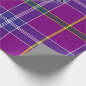 Jackson Tartan mit Nachname Geschenkpapier (Ecke)
