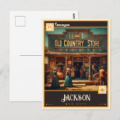 Jackson, Tennessee | VINTAG Postkarte (Vorne/Hinten)