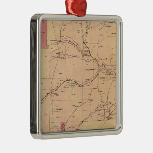 Jackson Township Silbernes Ornament (Rechts)