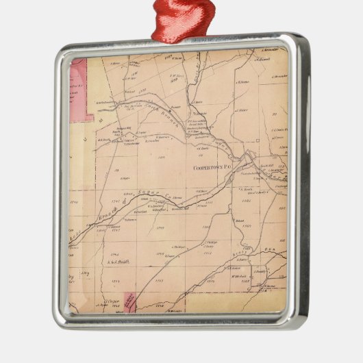 Jackson Township Silbernes Ornament (Links)