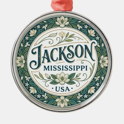 Jackson USA Ornament Aus Metall (Vorne)