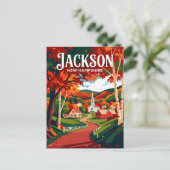 Jackson USA Postkarte (Stehend Vorderseite)