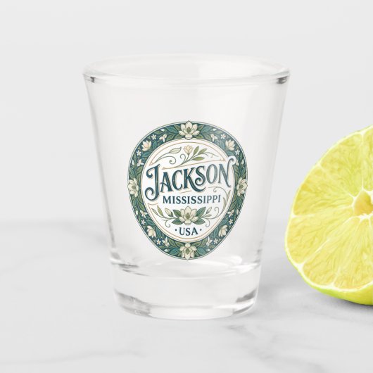 Jackson USA Schnapsglas (Vorderseite)