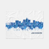 Jackson USA Skyline Blue Fleecedecke (Vorderseite (Horizontal))
