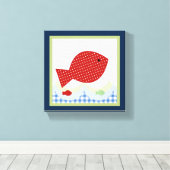 Jackson//Wal/Fisch Canvas Print Leinwanddruck (Insitu (Holzboden))