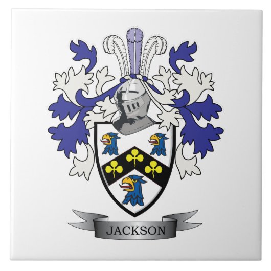 Jackson-Wappen Fliese (Vorderseite)