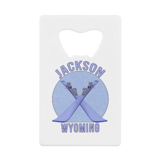 Jackson, Wyoming Geldbeutel Flaschenöffner (Vorderseite)
