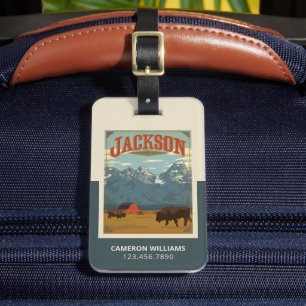 Jackson   Wyoming Gepäckanhänger