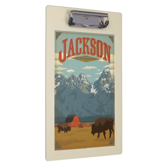 Jackson | Wyoming Klemmbrett (Rechts)