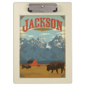 Jackson | Wyoming Klemmbrett (Vorderseite)