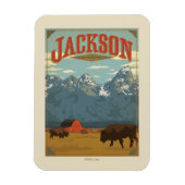Jackson | Wyoming Magnet (Vertikal)