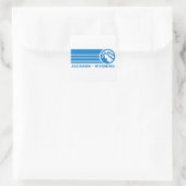 Jackson Wyoming Quadratischer Aufkleber (Tasche)