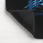 Jackson Wyoming Ski Resort Skifahrer Mousepad (Ecke)