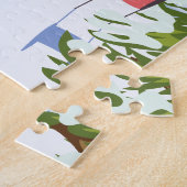 Jackson Wyoming Skiposter Puzzle (Seite)