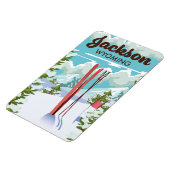 Jackson Wyoming Skipposter Magnet (Linke Seite)