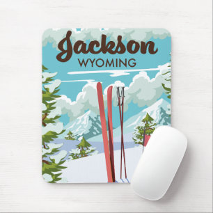 Jackson Wyoming Skipposter Mousepad