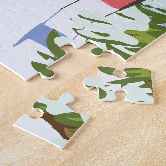 Jackson Wyoming Skipposter Puzzle (Seite)