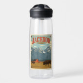 Jackson | Wyoming Trinkflasche (Vorne)